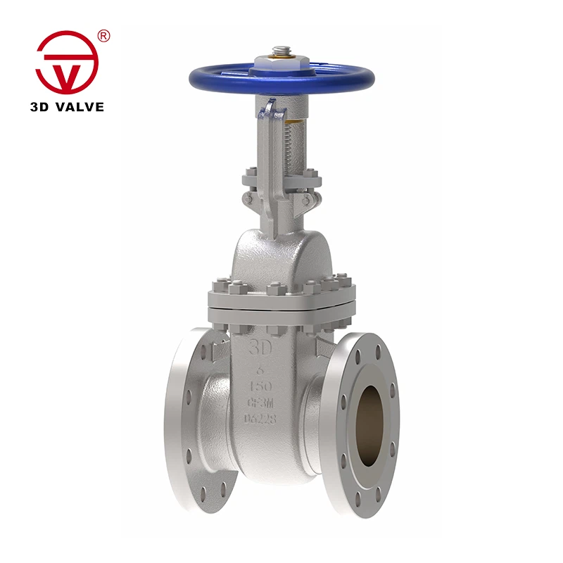 Rostfritt stål ANSI manuell grindventil